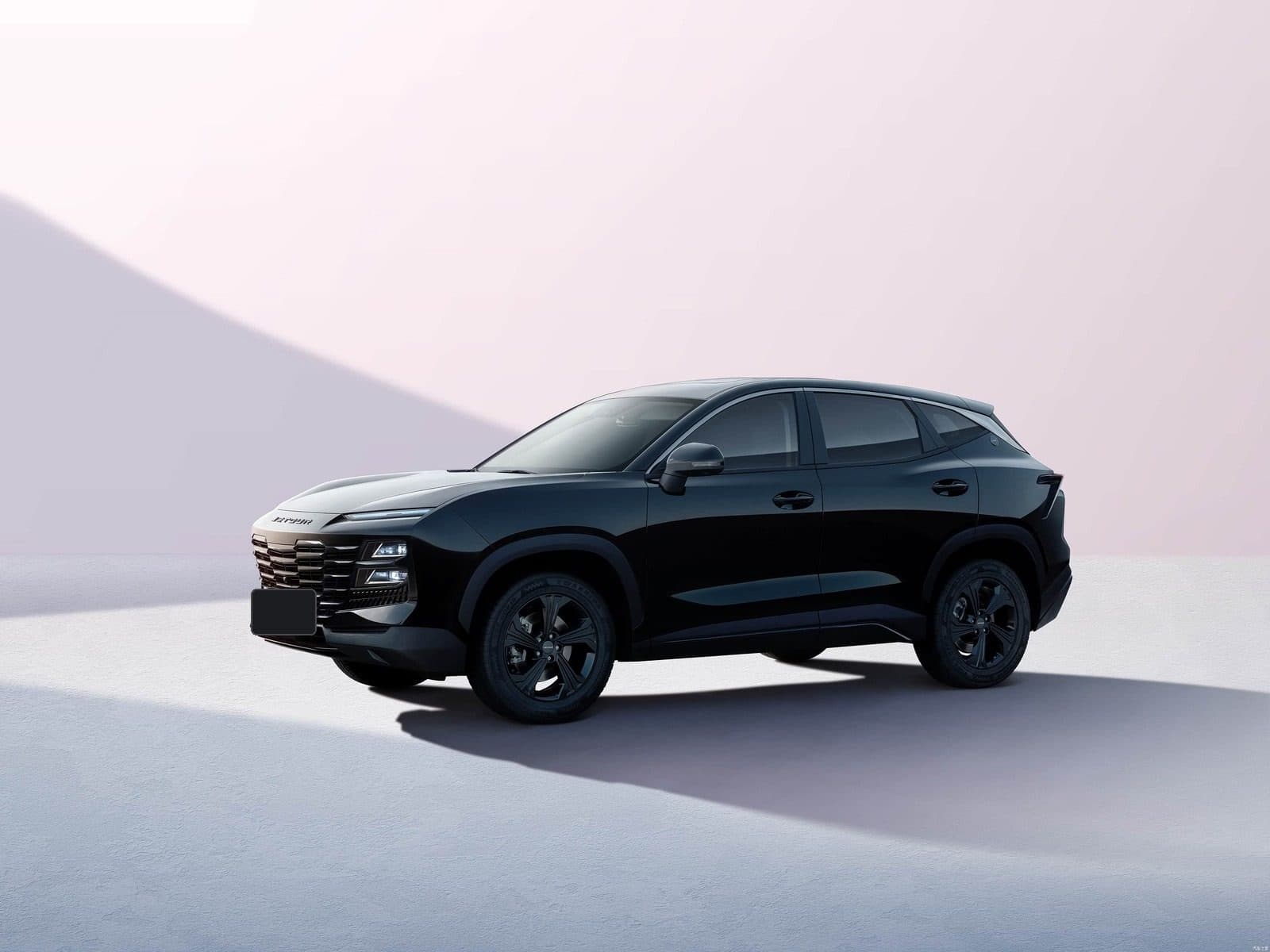 منظر أمامي لسيارة Jetour Dashing يبرز الشبك متعدد الطبقات ومصابيح LED الأمامية